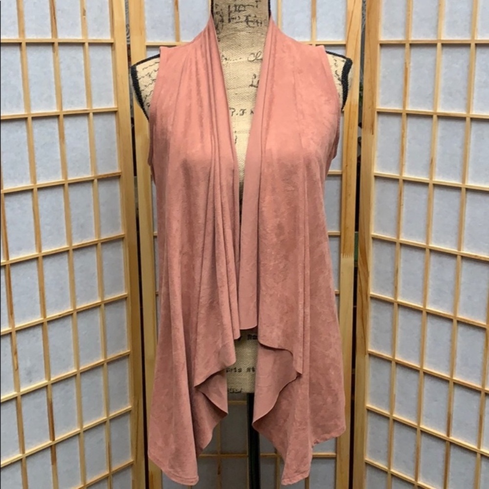 Beautiful velvety pink vest